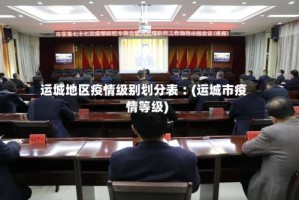 运城地区疫情级别划分表︰(运城市疫情等级)