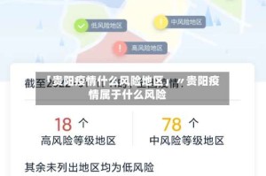 「贵阳疫情什么风险地区」〃贵阳疫情属于什么风险