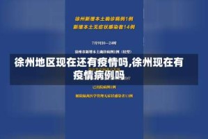 徐州地区现在还有疫情吗,徐州现在有疫情病例吗