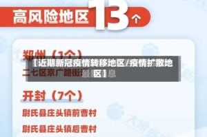 【近期新冠疫情转移地区/疫情扩散地区】