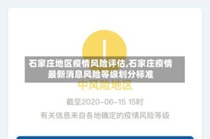 石家庄地区疫情风险评估,石家庄疫情最新消息风险等级划分标准