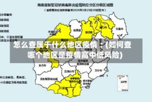 怎么查属于什么地区疫情︰(如何查哪个地区是疫情高中低风险)