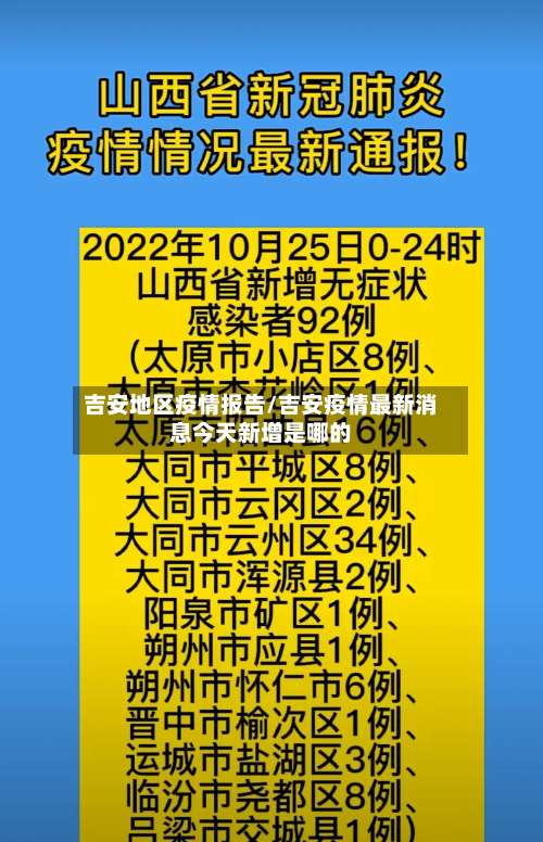 吉安地区疫情报告/吉安疫情最新消息今天新增是哪的-第2张图片