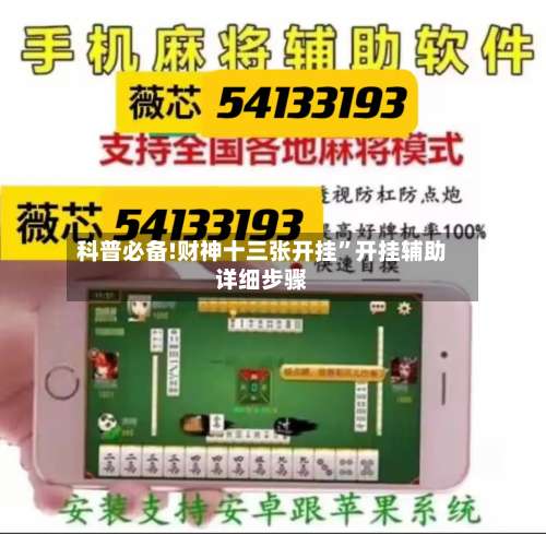 科普必备!财神十三张开挂”开挂辅助详细步骤-第2张图片