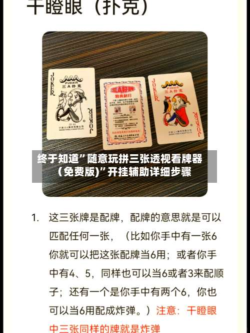 终于知道”随意玩拼三张透视看牌器（免费版)	”开挂辅助详细步骤-第1张图片