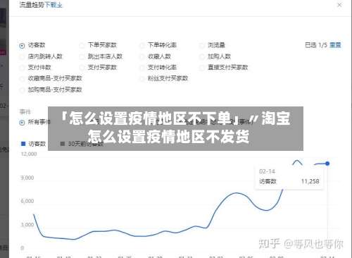 「怎么设置疫情地区不下单」〃淘宝怎么设置疫情地区不发货-第1张图片