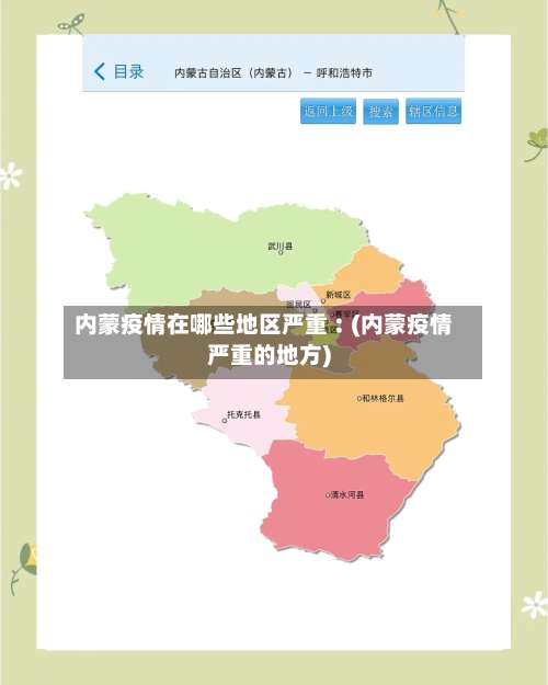 内蒙疫情在哪些地区严重︰(内蒙疫情严重的地方)-第1张图片