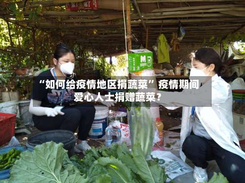“如何给疫情地区捐蔬菜” 疫情期间爱心人士捐赠蔬菜？-第1张图片