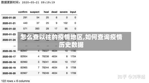 怎么查以往的疫情地区,如何查询疫情历史数据-第2张图片