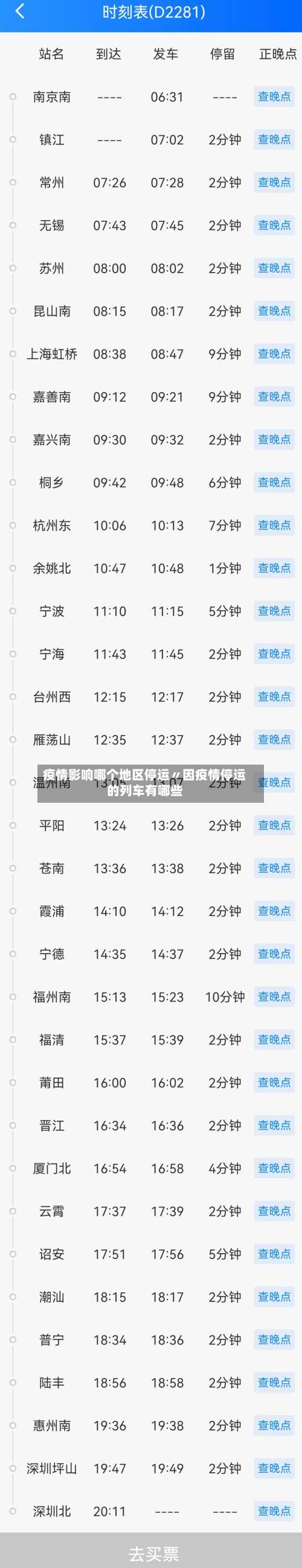 疫情影响哪个地区停运〃因疫情停运的列车有哪些-第1张图片