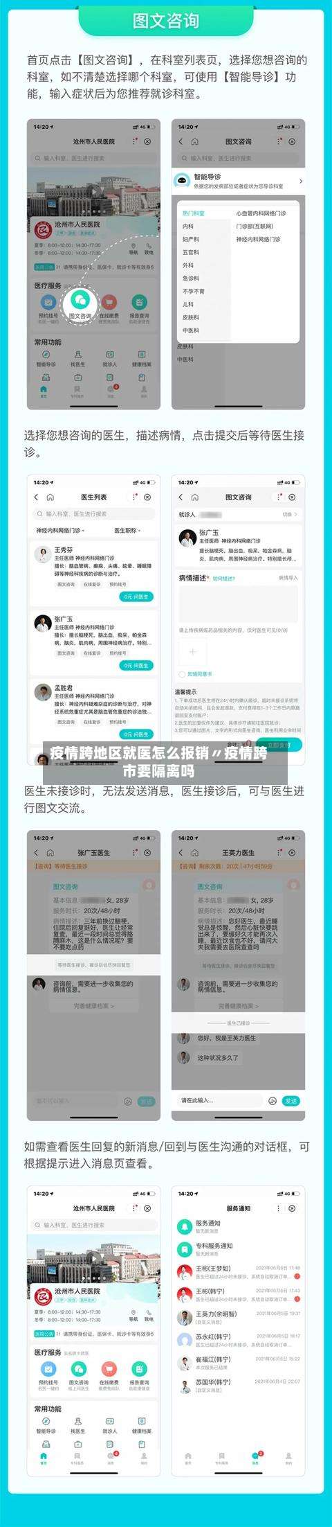 疫情跨地区就医怎么报销〃疫情跨市要隔离吗-第1张图片