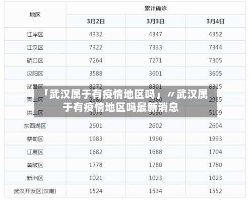 「武汉属于有疫情地区吗」〃武汉属于有疫情地区吗最新消息-第1张图片